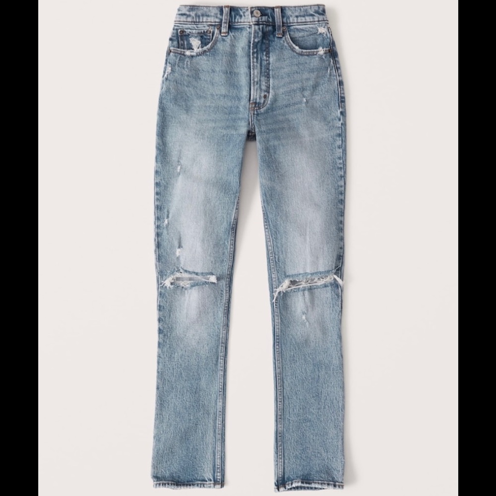 READ Abercrombie and Fitch 90’s high rise jeans